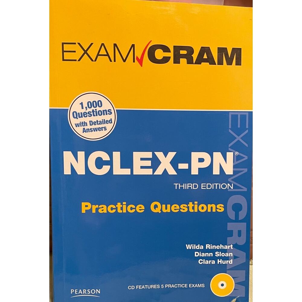 Exam Cram NCLEX-ON Practice Questions Paperback With CD 3rd‎ Edition